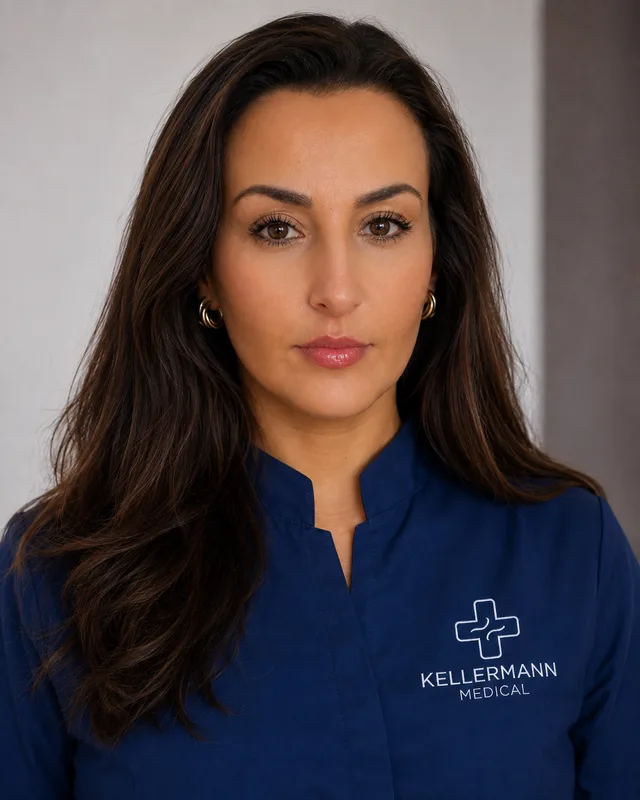 Houda Romo aus dem Praxisteam von Kellermann Medical