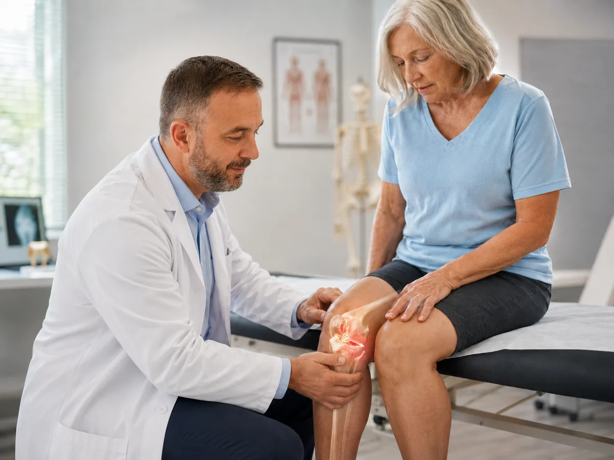 Orthopädische Untersuchung des Kniegelenks